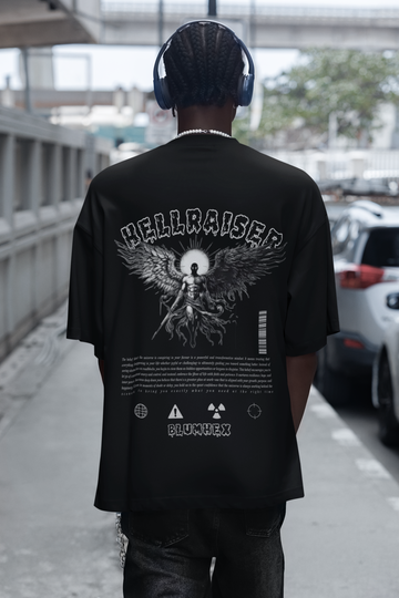 HELLRAISER- DTG Print LUXE Oversized Tee