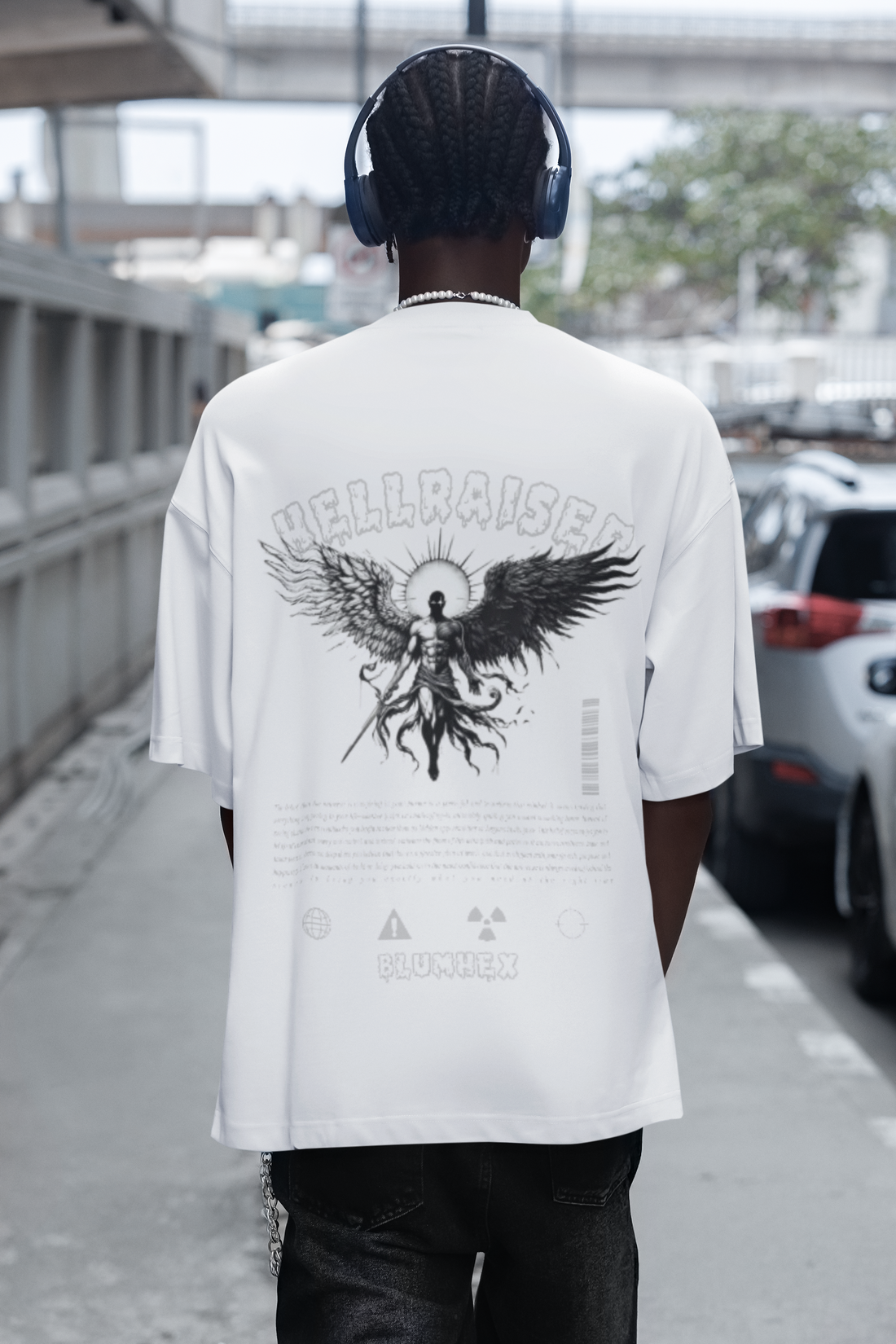 HELLRAISER- DTG Print LUXE Oversized Tee