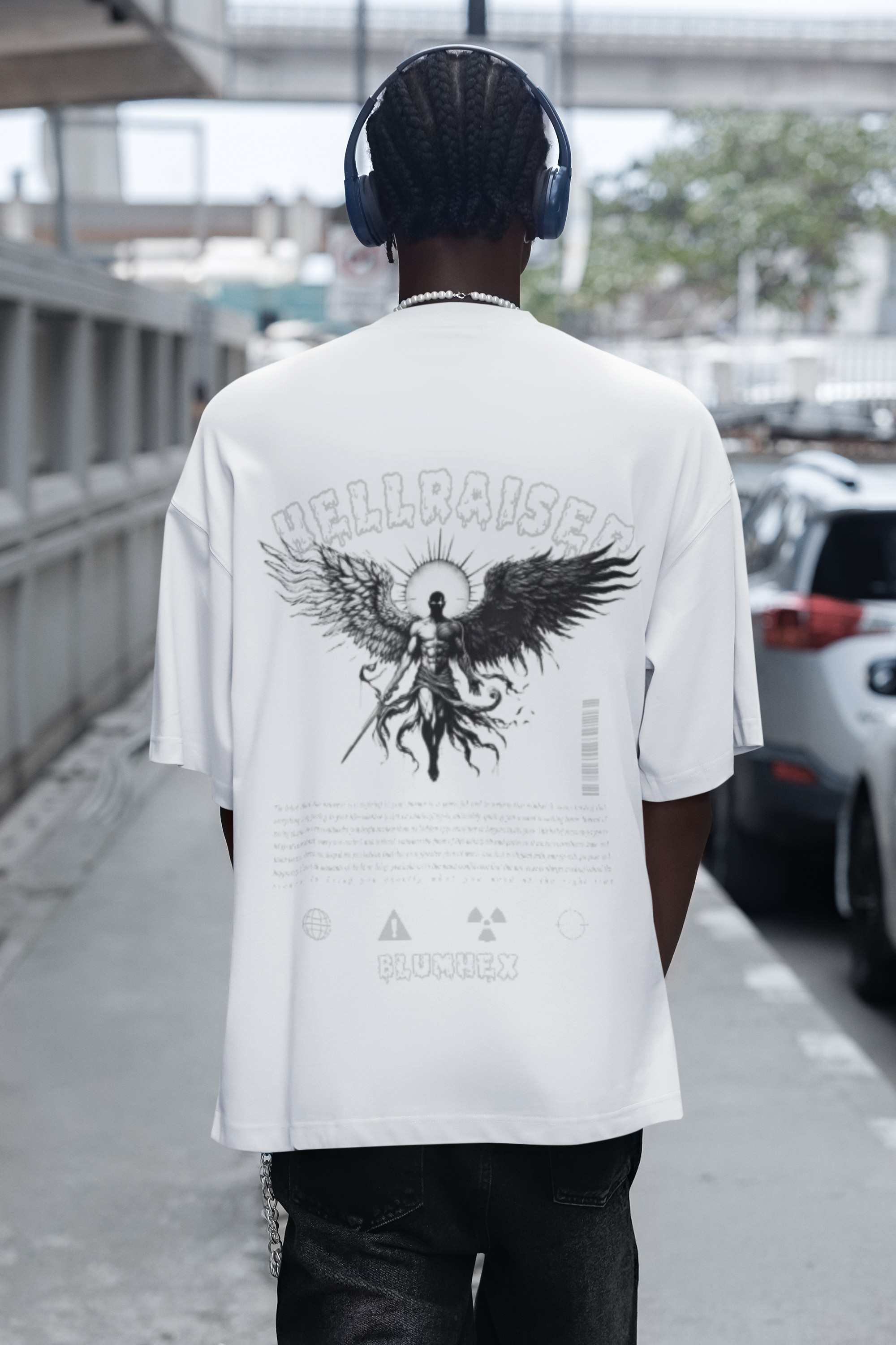 HELLRAISER- DTG Print LUXE Oversized Tee