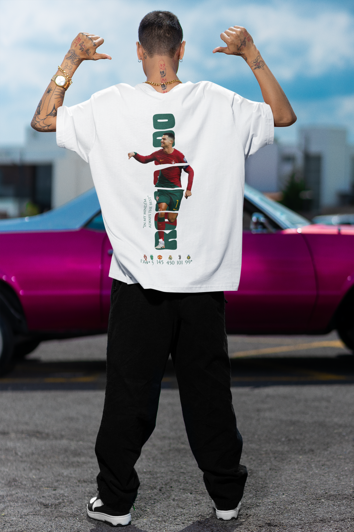 G.O.A.T- DTG Print LUXE Oversized Tee