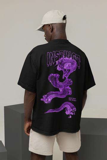 DARK INSTINCT- DTG Print LUXE Oversized Tee