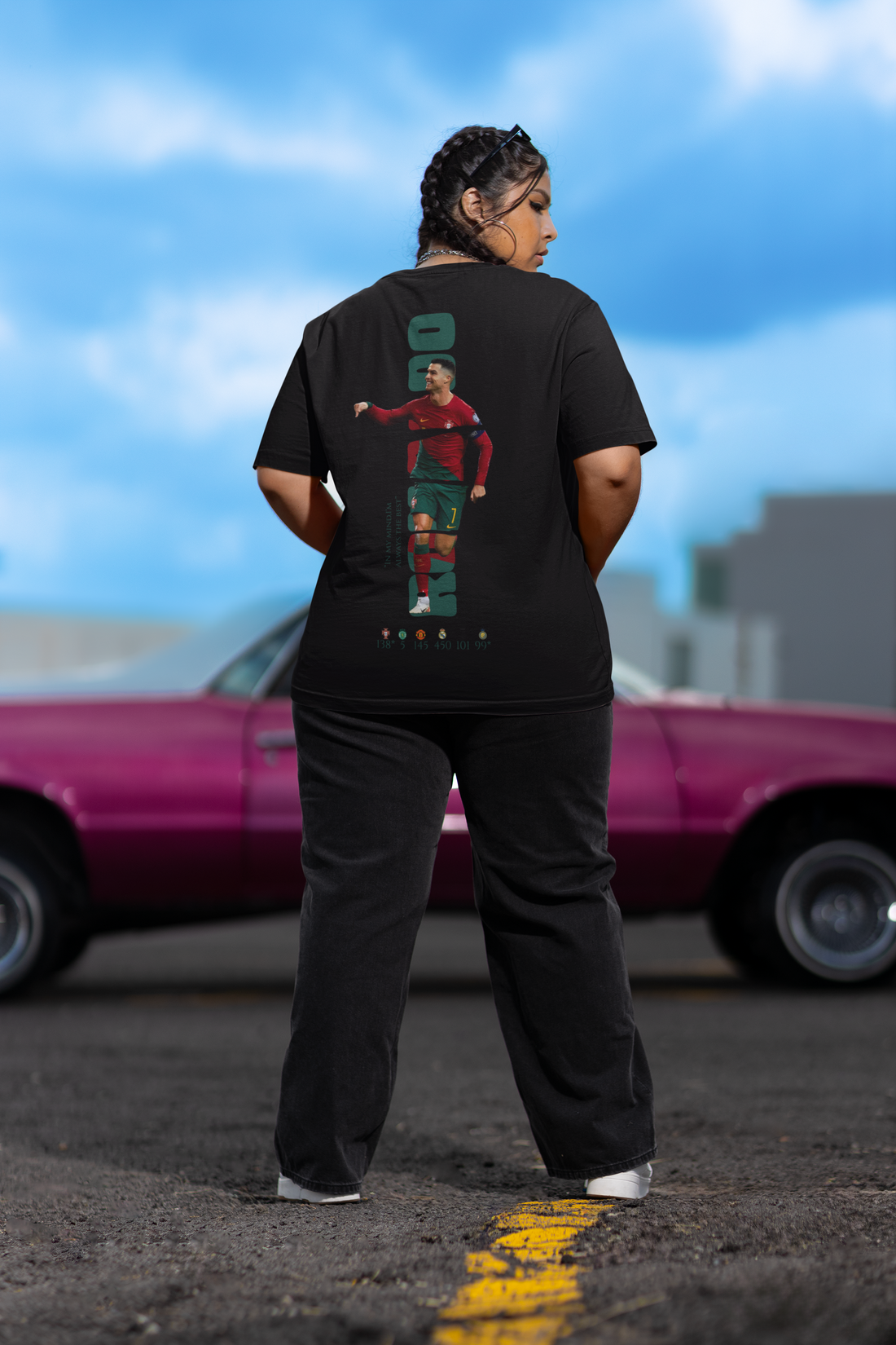 G.O.A.T- DTG Print LUXE Oversized Tee