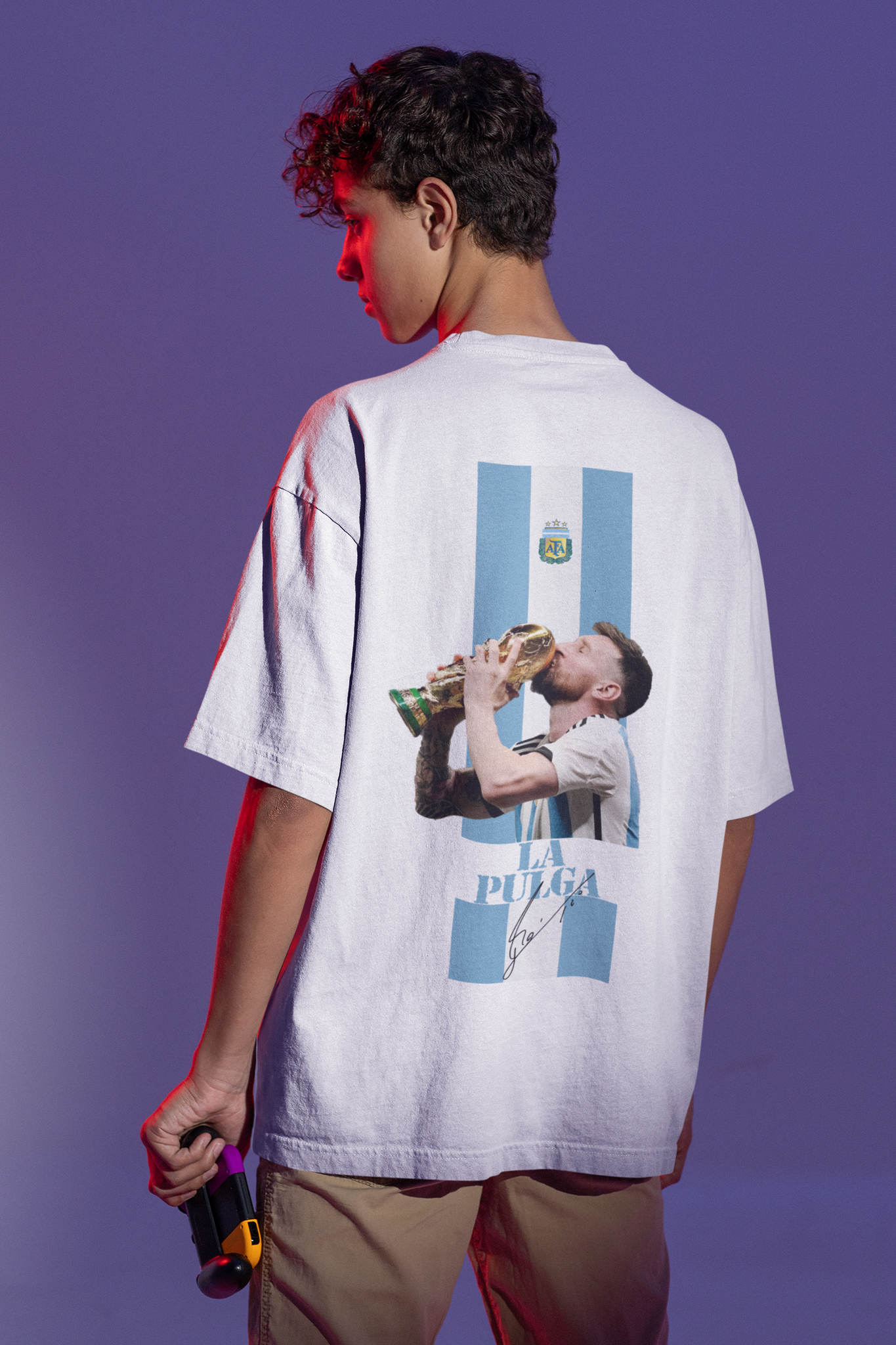 La Pulga- DTG Print LUXE Oversized Tee