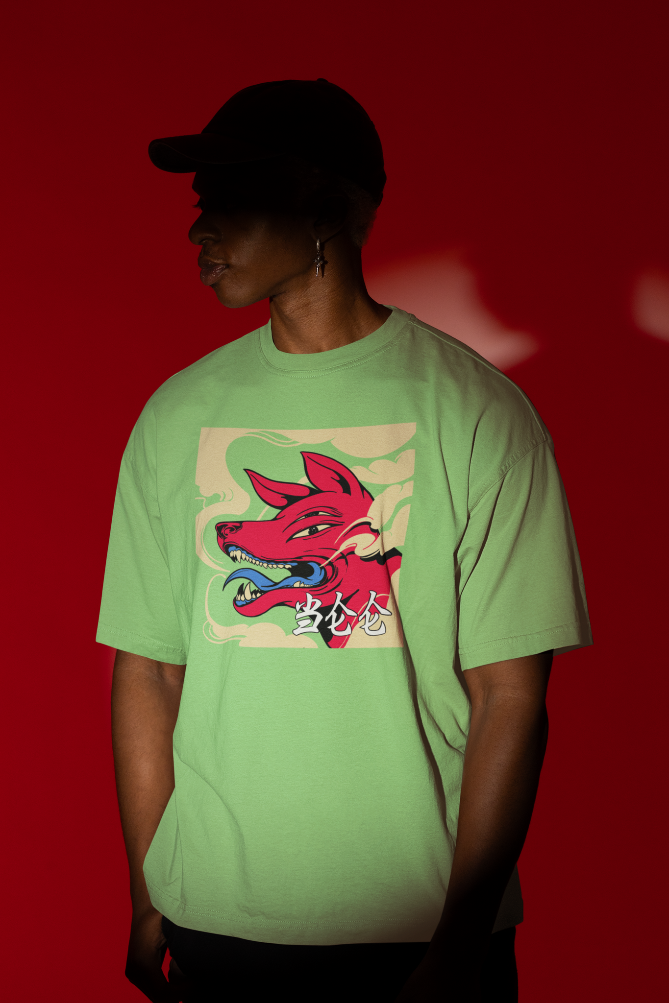 KITSUNE- DTG Print LUXE Oversized Tee