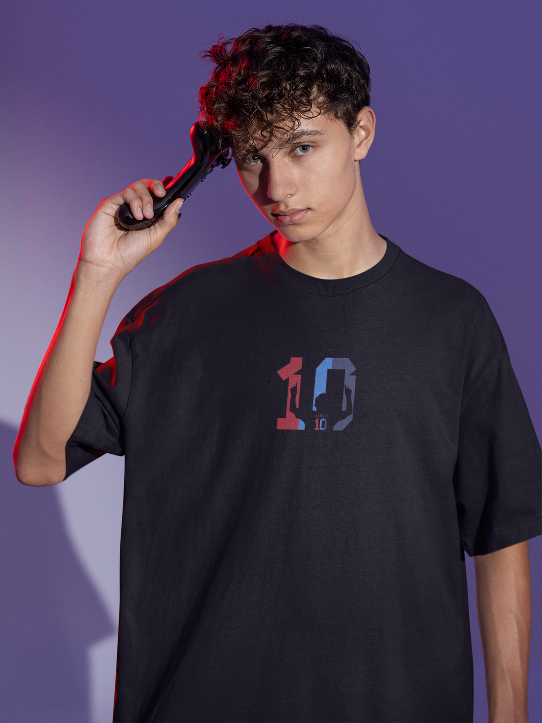 Messi Magic- DTG Print LUXE Oversized Tee
